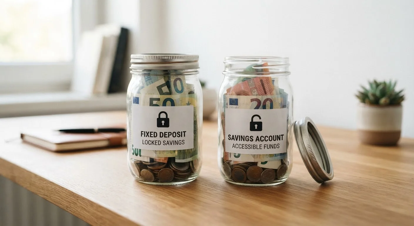 Fixed Deposits vs. Savings Accounts: A Side-by-Side Look at Two Core Options