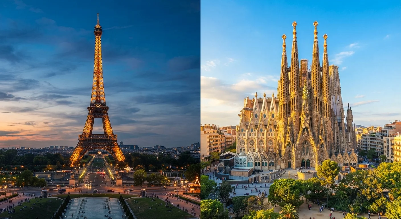 Paris vs. Barcelona: Two Cities, Very Different Trips