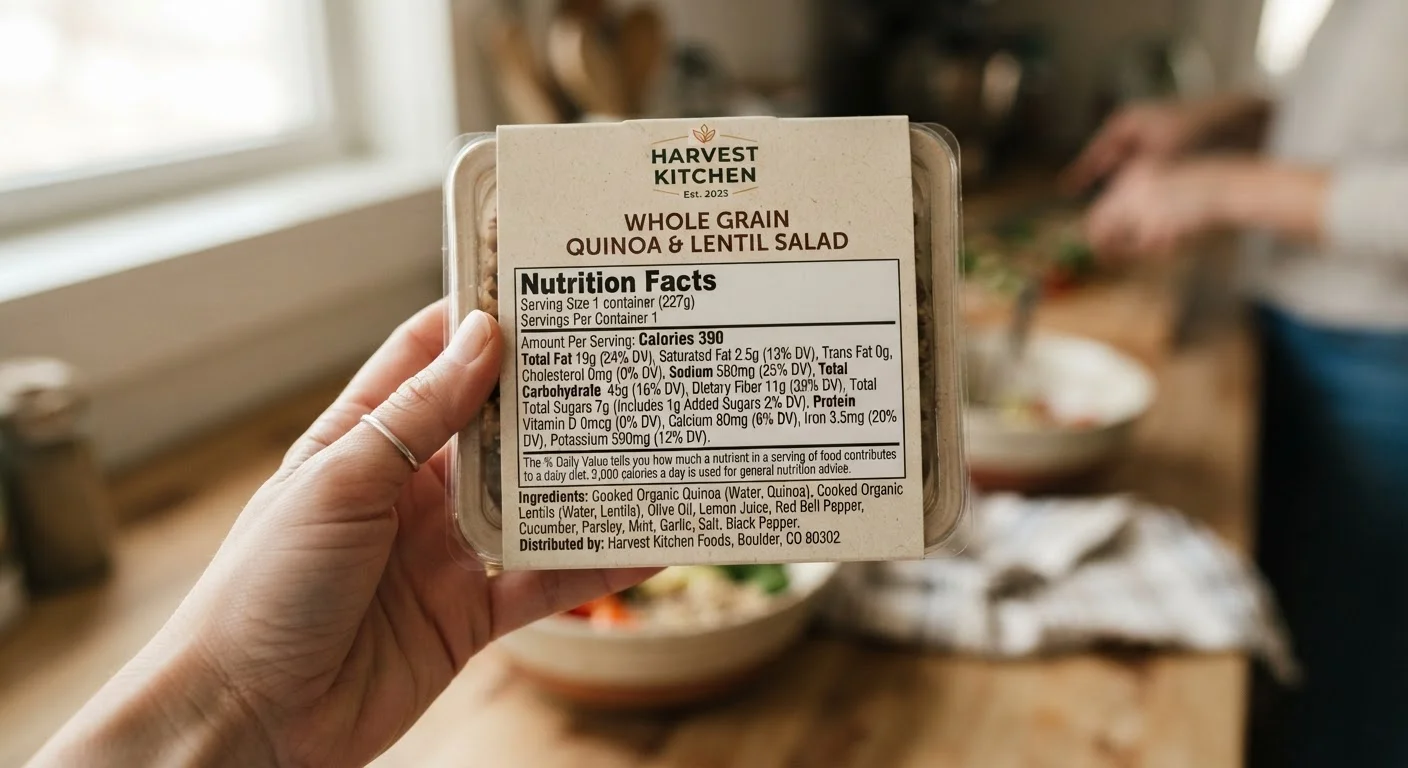 Reading a Nutrition Label Without Getting Lost