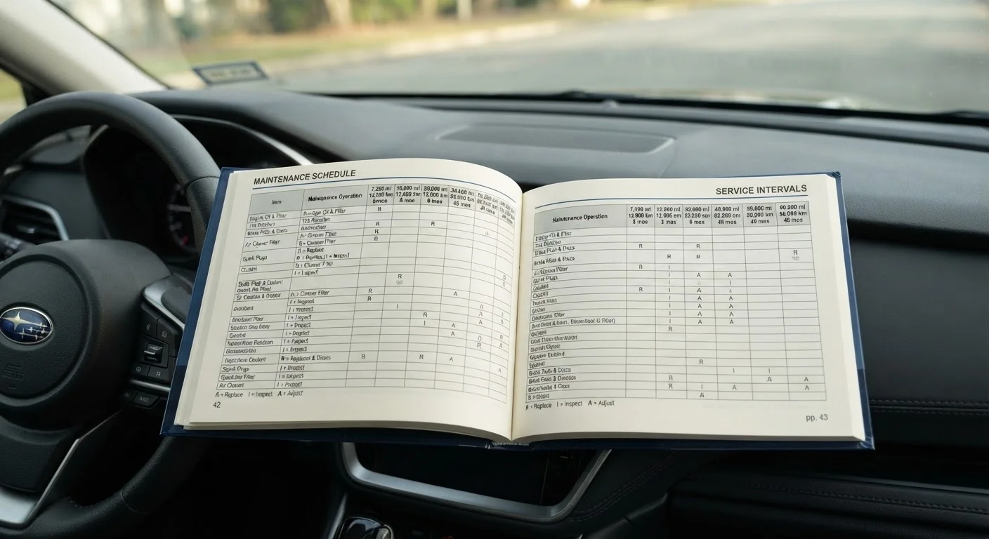 Reading Your Vehicle Service Schedule Without the Jargon