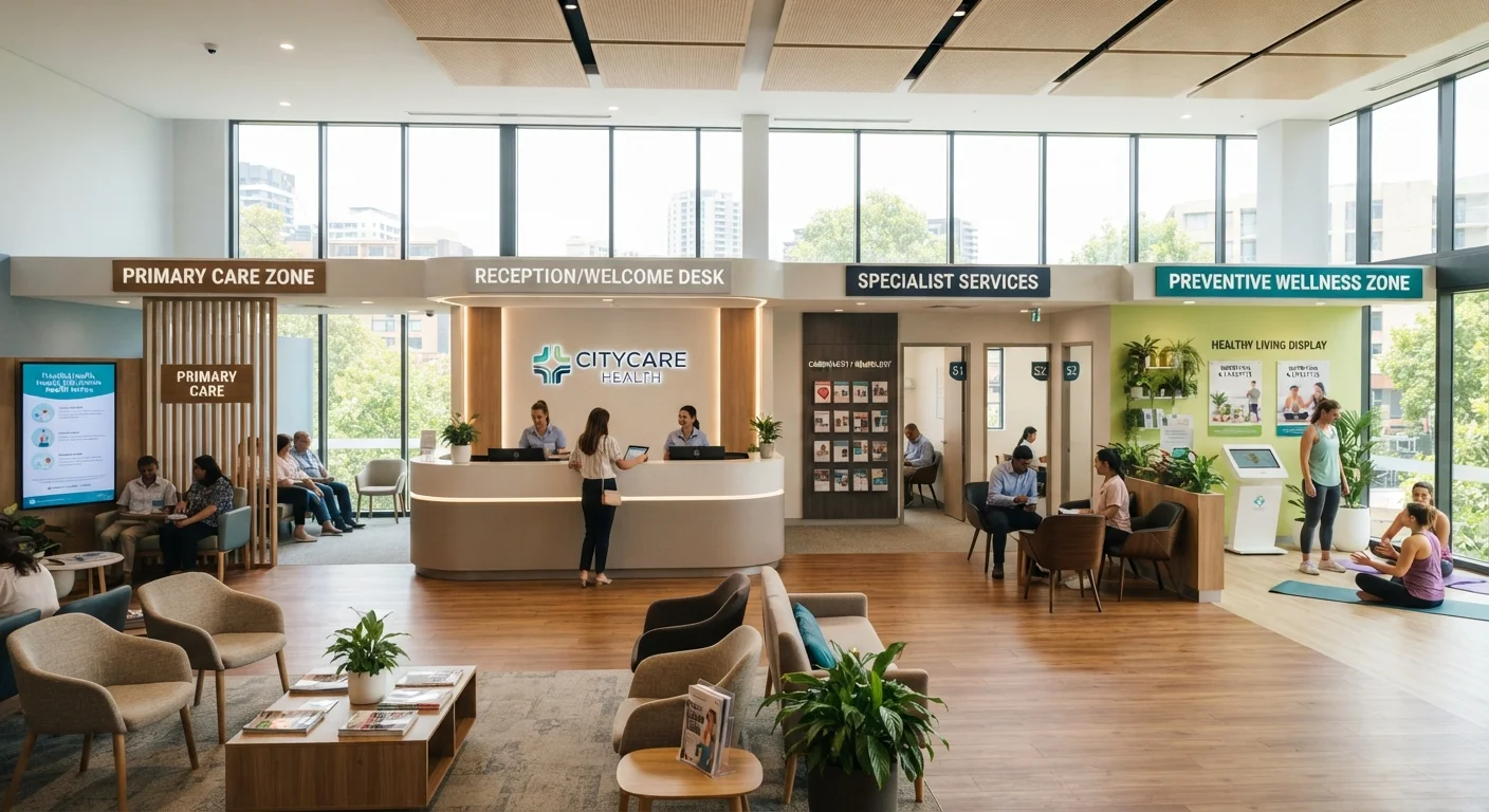 What Primary Care, Specialists, and Preventive Clinics Each Offer
